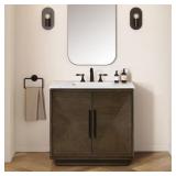 $1149 HALE 36" SINGLE SINK FREESTANDING VANITY