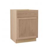 $219 SINCLAIR 24X24X34.5 SHAKER OAK BASE CABINET