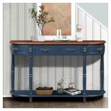 $242 ERNESTINE 52IN NAVY CONSOLE TABLE