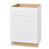 $199 AVONDALE ALPINE WHITE CABINET, 24" BASE