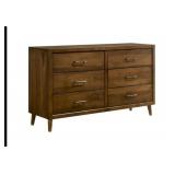 $499 APPROX 60  6 DRAWER DRESSER NO LEGS