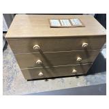 $699 APPROX 40  LIGHT BROWN 3 DRAWER DRESSER
