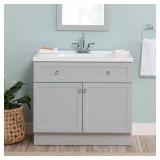 Hartridge 37 in. Single Sink Vanity with Top