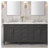 Sonoma 72in Double Sink Vanity + Marble Top