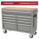 Tool Storage 46 in. W Gloss Gray Cabinet