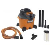 RIDGID 12-Gal Wet/Dry Vac, 5HP