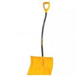 18 in. Ergonomic Snow Shovel with Metal Handle