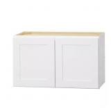 $179 AVONDALE SHAKER CABINET, 30X18, ALPINE WHITE