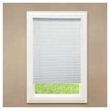 1 lot (2) White Cordless Blackout Vinyl Mini Blind