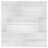 Milano Lasa White 12x24 Matte Porcelain Tile