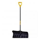 38.3 in. Steel Handle Plastic Snow Shovel