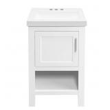 $259 SPA VANITY 18.5W WHITE CULTURED MARBLE TOP