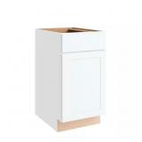 Courtland 18x24x34.5 Shaker Base, Polar White