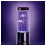 9 in. Black Jellyfish Table Lamp with RGB LED