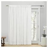 Haven White Curtain 104x84 Rod Pocket