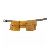 11-Pocket Leather Waist Tool Belt/Apron