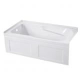 $517 AQUA EDEN VTAP603220CL 60-INCH TUB