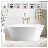 $625 VANITY ART 32.2X67IN BATHTUB W DRAIN