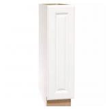 Hampton Satin White Cabinet (9x34.5x24)