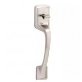 Prague Satin Nickel Door Handle with Knob