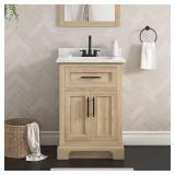 Doveton 24" Freestanding Vanity w/ Marble Top