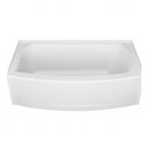 $339 OVATION CURVE 60X30 SOAKING TUB, ARCTIC WHITE