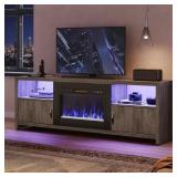 $289 70 IN. WASH GREY TV STAND FOR 75" TVS