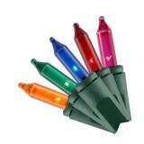 $3 1 LOT (10) 300L MULTI INCANDESCENT MINI LIGHTS