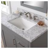 $429 HOME DECORATORS 37 IN. VANITY TOP, WHITE