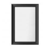 $58 16X24 ALUMINUM VANITY MIRROR, MATTE BLACK