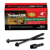FastenMaster TimberLOK 4" Wood Screws (50)