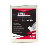 1 lot (4) Double Guard 10 ft. x 4 ft. White Dropcl