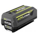 $105 RYOBI 40V 4.0 AH LITHIUM-ION BATTERY OP4040