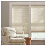 1 lot (2) Parchment Cordless Light Filtering Shade