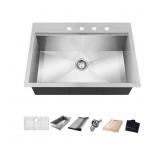 $213 ZERO RADIUS 27IN DROP-IN SINK
