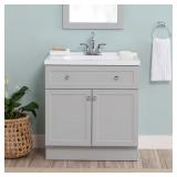 $279 HARTRIDGE 31" SINGLE SINK VANITY + MARBLETOP