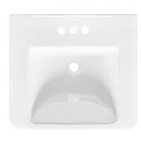 $60 FIONA 7.28 IN. PEDESTAL SINK BASIN IN WHITE