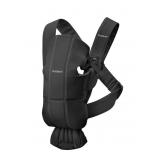 BabyBj rn Baby Carrier Mini, Black, Woven | Newbor