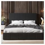 $240 Hydraulic Lift Up Storage Velvet Upholstered