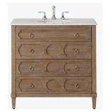 Asellus 36 W x 22 D Bath Vanity in Reclaimed Gray