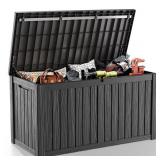 $130 150-Gal Water Resistant Resin Lockable Deck B