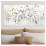 $37 Watercolor Wildflowers by Studio Arts Canvas W
