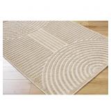 $68 Elli Washable Geometric Indoor Rug 2 .7  x 7 .
