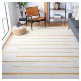 $52 Estiven Hand Woven Cotton Striped Rug