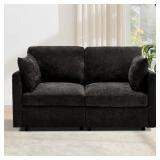 $305 59" Upholstered Modern Loveseat Modular Sofa