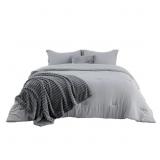 Bedsure All Season Boho Comforter Set With Throw B