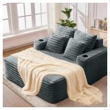 $360 Oversized Chaise Lounge Chair Indoor, 53 Inch