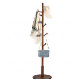 $160 Cestar Solid Wood Freestanding 7 - Hook Coat