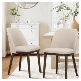 $138 Upholstered Solid Wood Dining Chair
