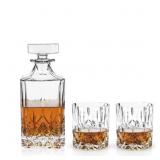 $58 Admiral Crystal Decanter and Tumbler Set